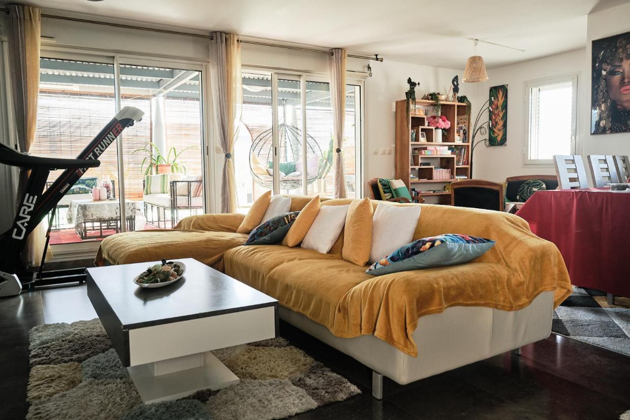 Apartament Appart'Eden : Vue Panoramique Sur Saint-Denis Sainte-Clotilde Zewnętrze zdjęcie