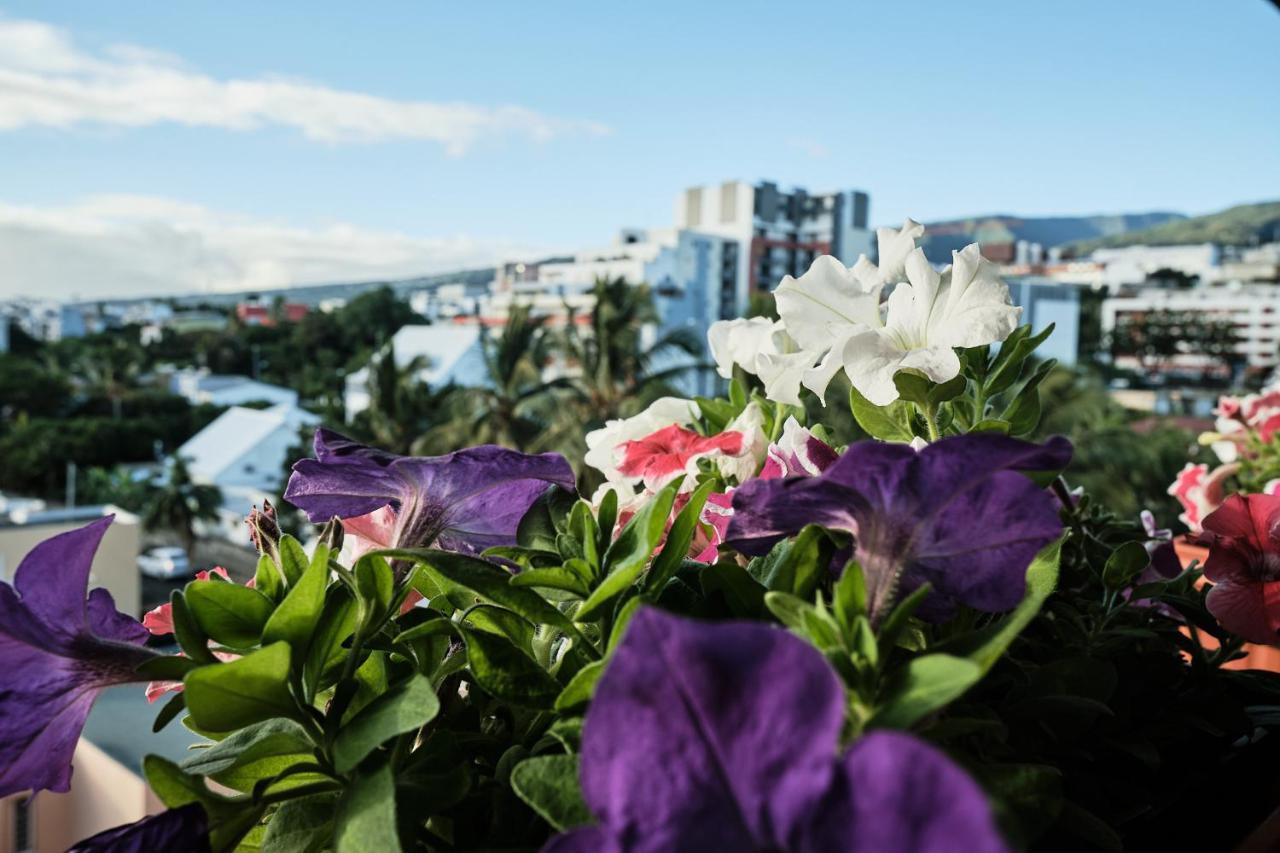 Apartament Appart'Eden : Vue Panoramique Sur Saint-Denis Sainte-Clotilde Zewnętrze zdjęcie